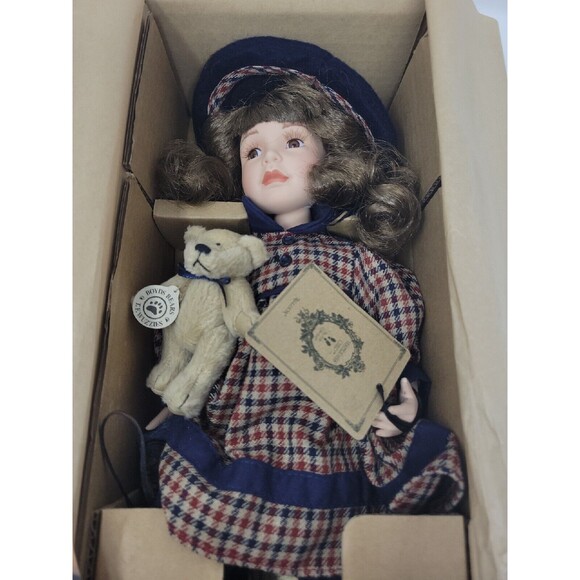 Boyds Bears Yesterdays Child Doll Allison #4592 / 5000 Birdwatching w/COA 1999 - Picture 2 of 16